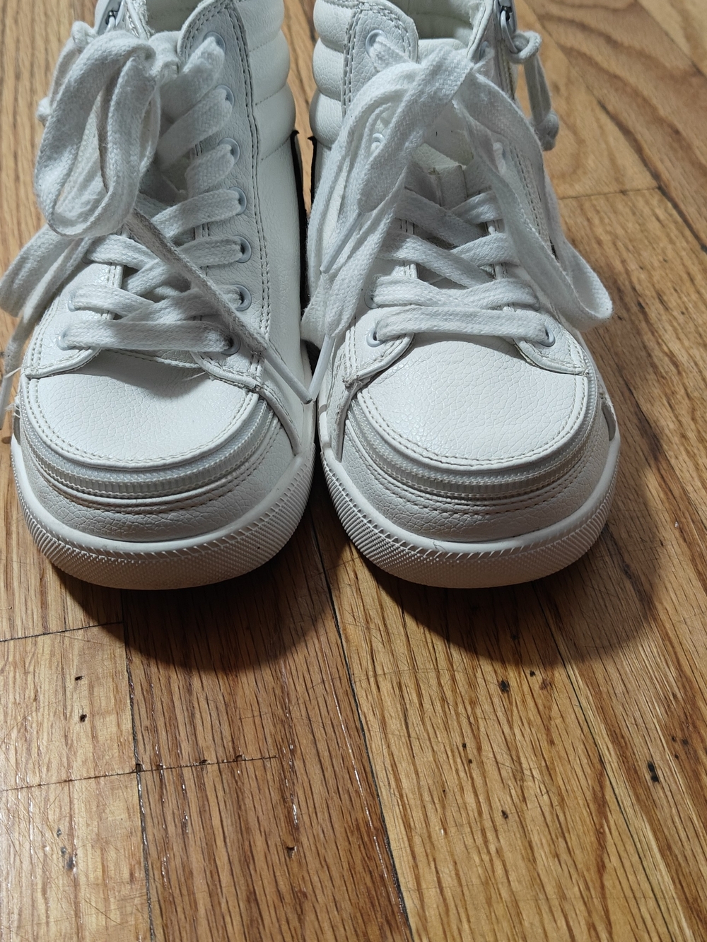 Billy Kids White High-Top Sneakers - Classic Everyday Style